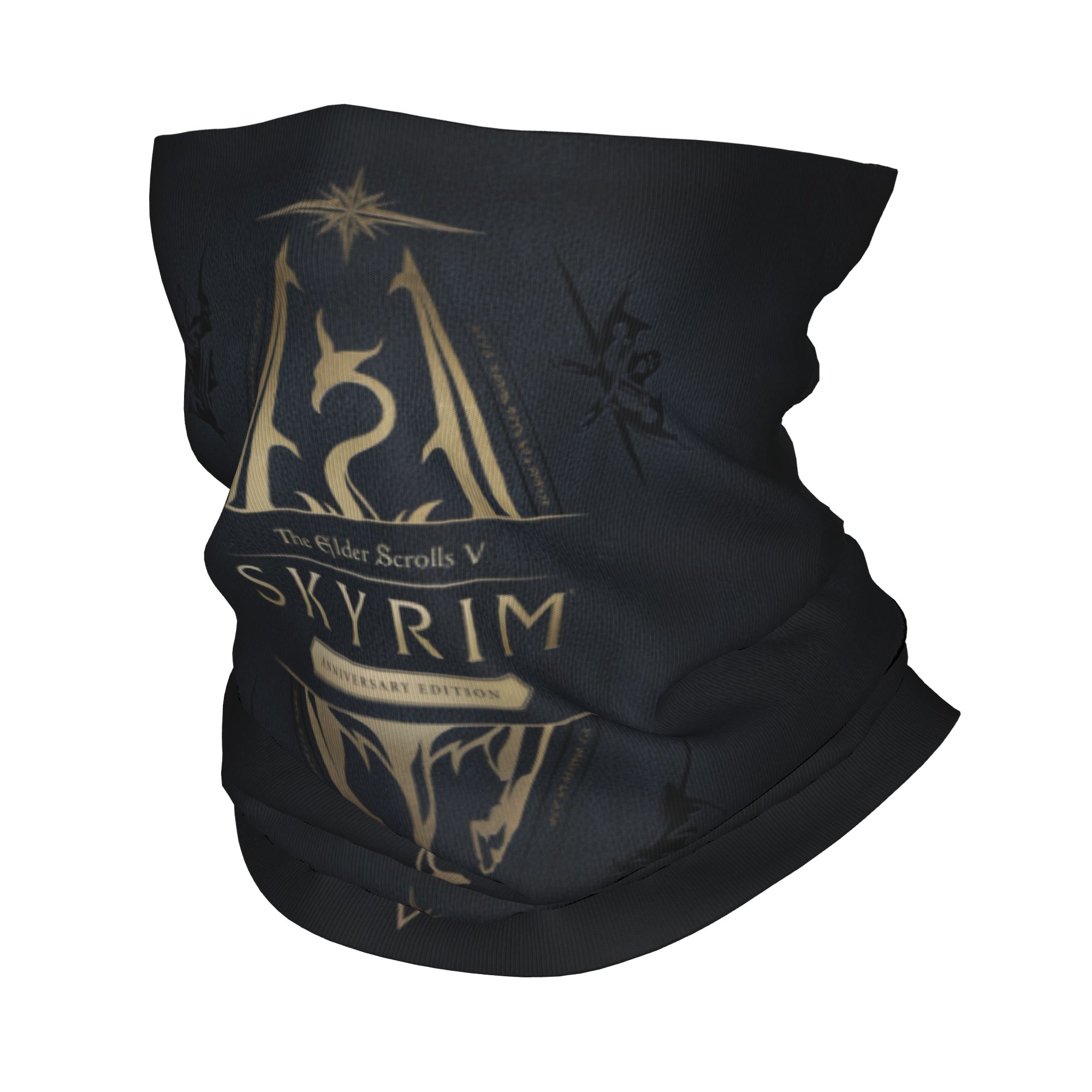 Men'S Fashion Logo - مخصص Skyrim شعار باندانا الشتاء الرقبة