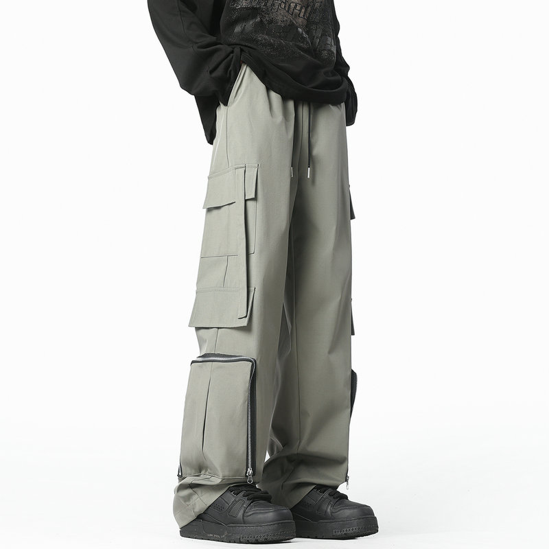 Mens Fashion Cargo Pants - بنطلونات رجالية عصرية فضفاضة، سراويل رياضية،