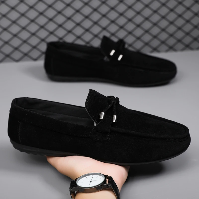 Suede Loafers Men - أحذية رجالية كاجوال عصرية، أحذية رجالية