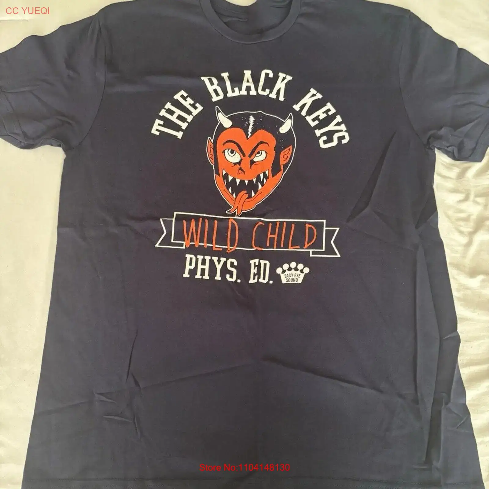Men Fashion Key - تي شيرت Black Keys Wild Child
