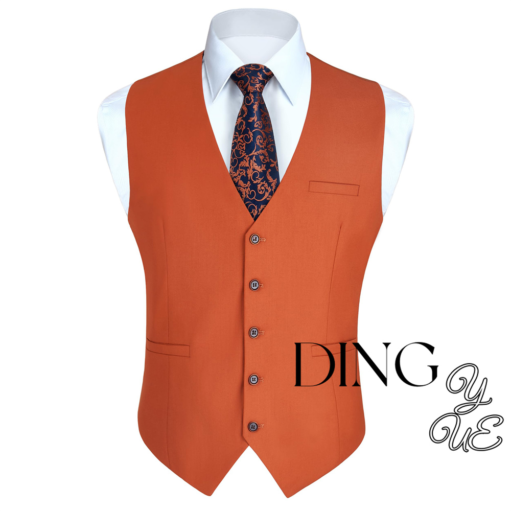 Formal Waistcoat Vest - سترة بدلة عمل رسمية للرجال ،