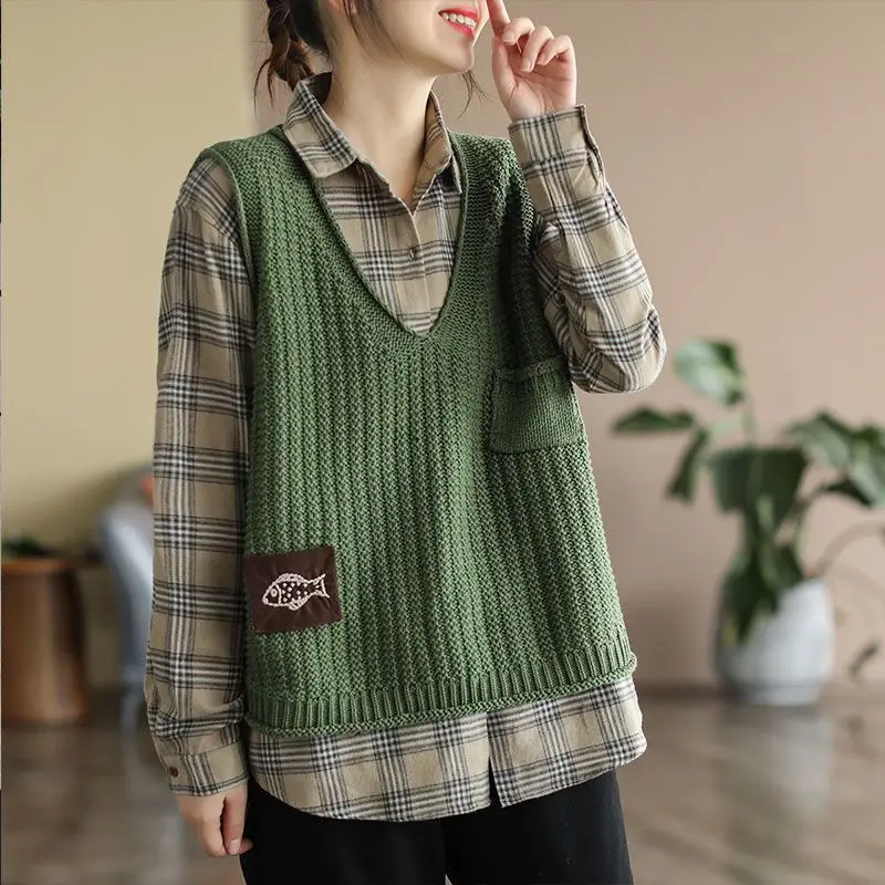 عرض خاص: سترة نسائية محبوكة قص - مراجعة Formal Waistcoat Vest وسعره
