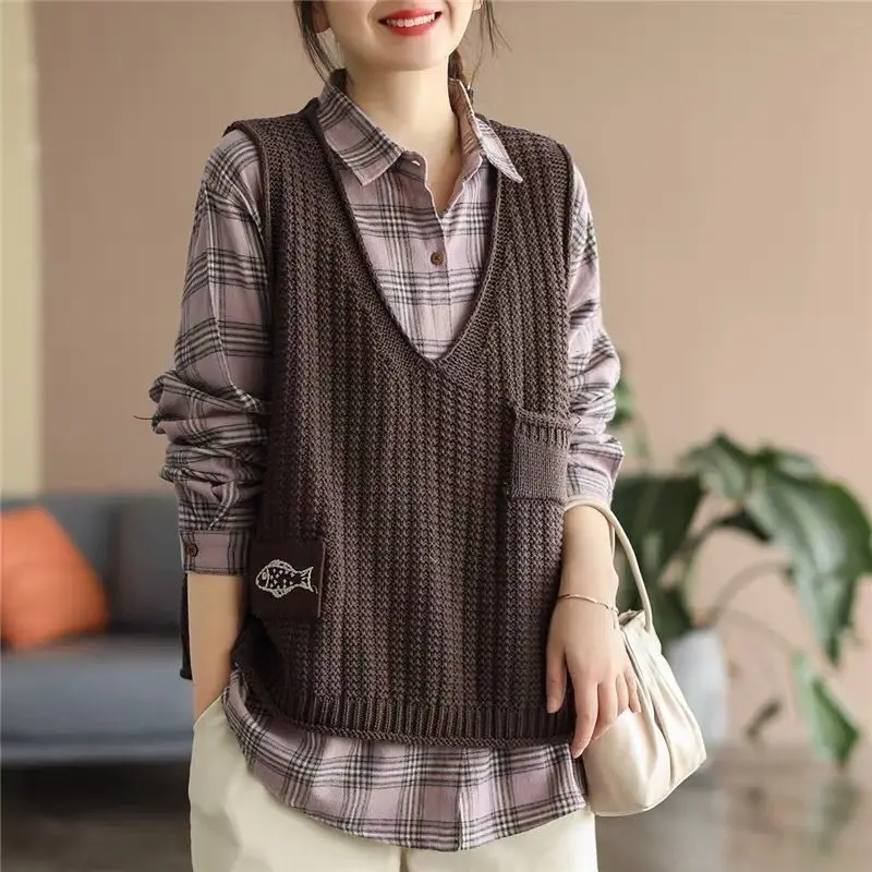 عرض خاص: سترة نسائية محبوكة قص - مراجعة Formal Waistcoat Vest وسعره
