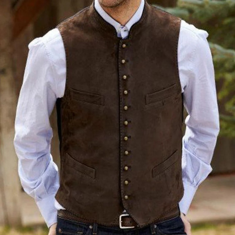 صدرية رجالية من القطيفة المخمل - مراجعة Formal Waistcoat Vest وسعره