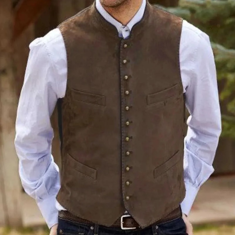 صدرية رجالية من القطيفة المخمل - مراجعة Formal Waistcoat Vest وسعره