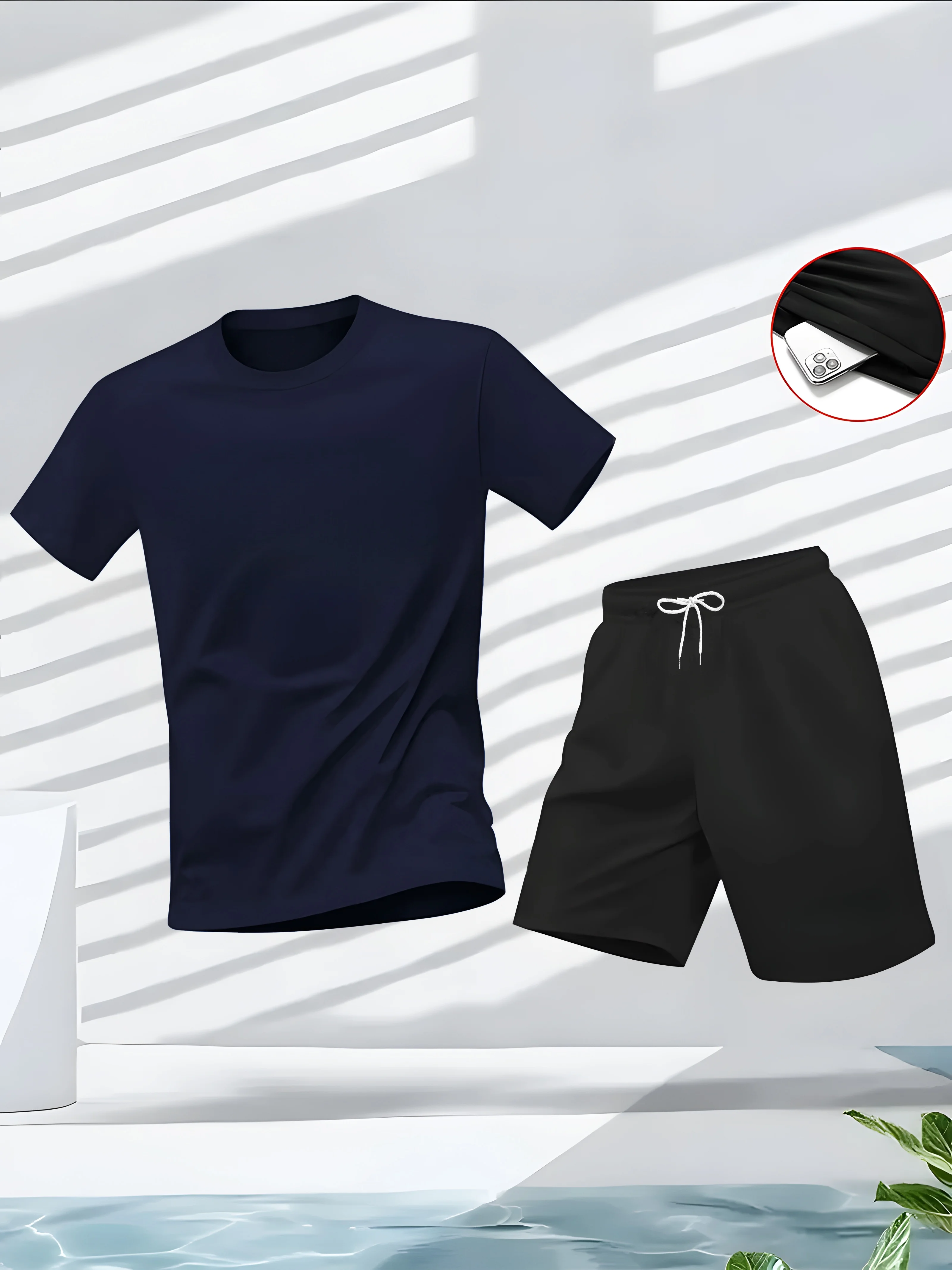 طقم بدلة رجالي من قطعتين، تصمي - مراجعة Men'S Fashion Undershirt وسعره