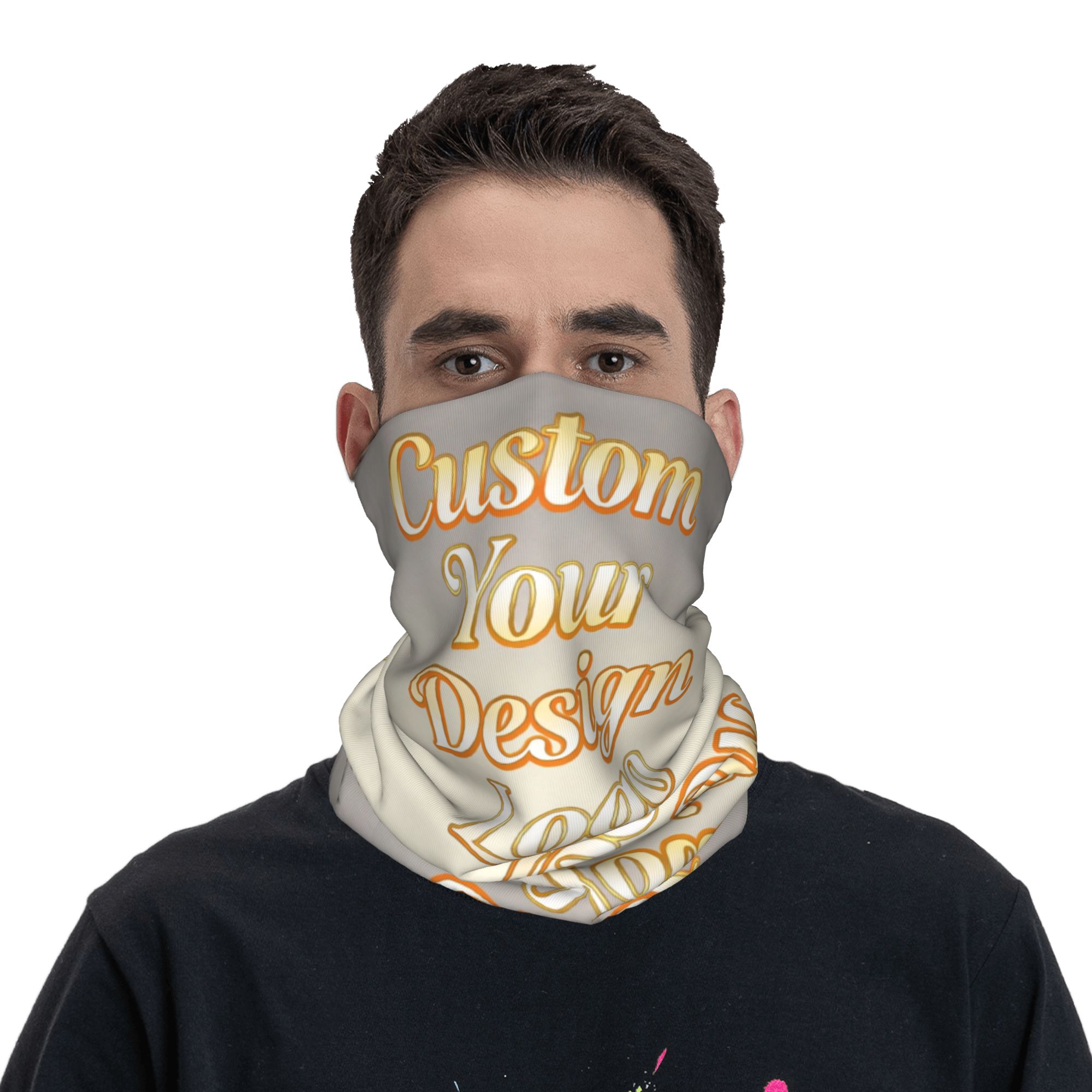 وشاح رقبة باندانا مخصص بصورةك  - مراجعة Men'S Fashion Logo وسعره