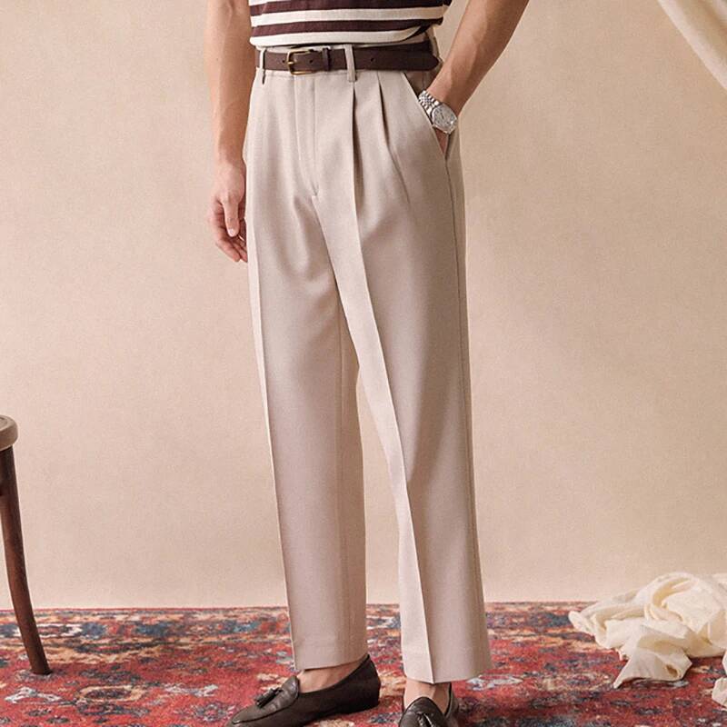 2025 الخريف السراويل المستقيمة - مراجعة Men'S Dress Pants Fashion وسعره