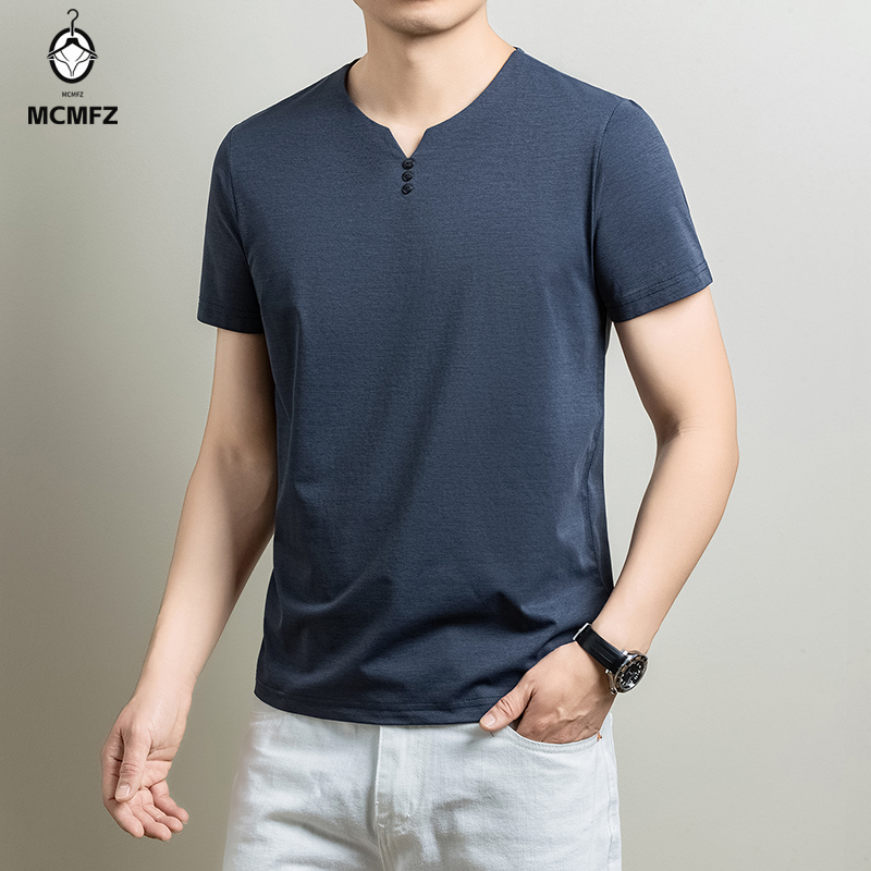 قميص هينلي رجالي أساسي مريح من - مراجعة Men'S Fashion Undershirt وسعره