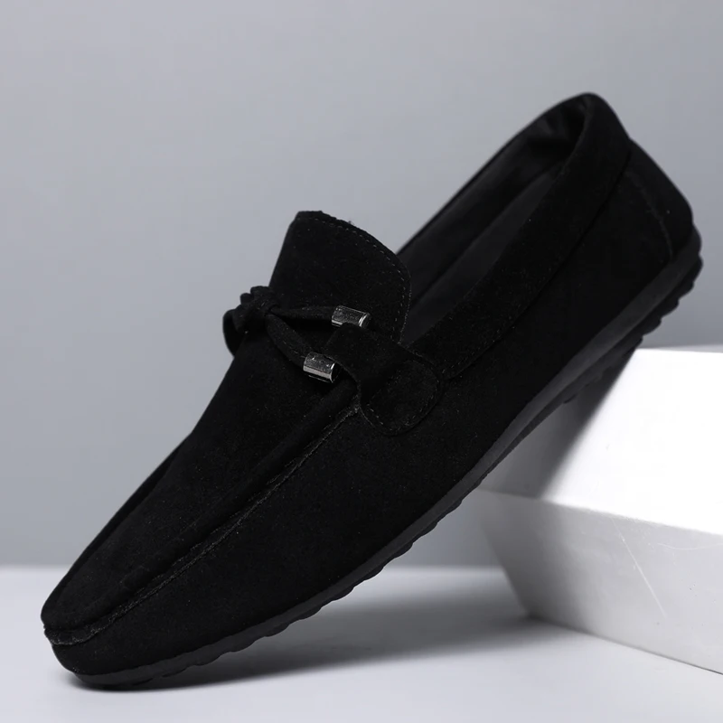 أحذية رجالية كاجوال عصرية، أحذ - مراجعة Suede Loafers Men وسعره