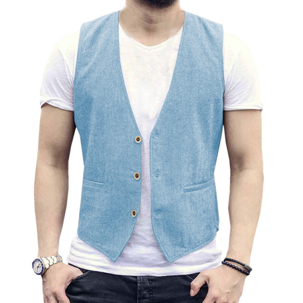 صدرية رجالية من الكتان بياقة ع - مراجعة Formal Waistcoat Vest وسعره