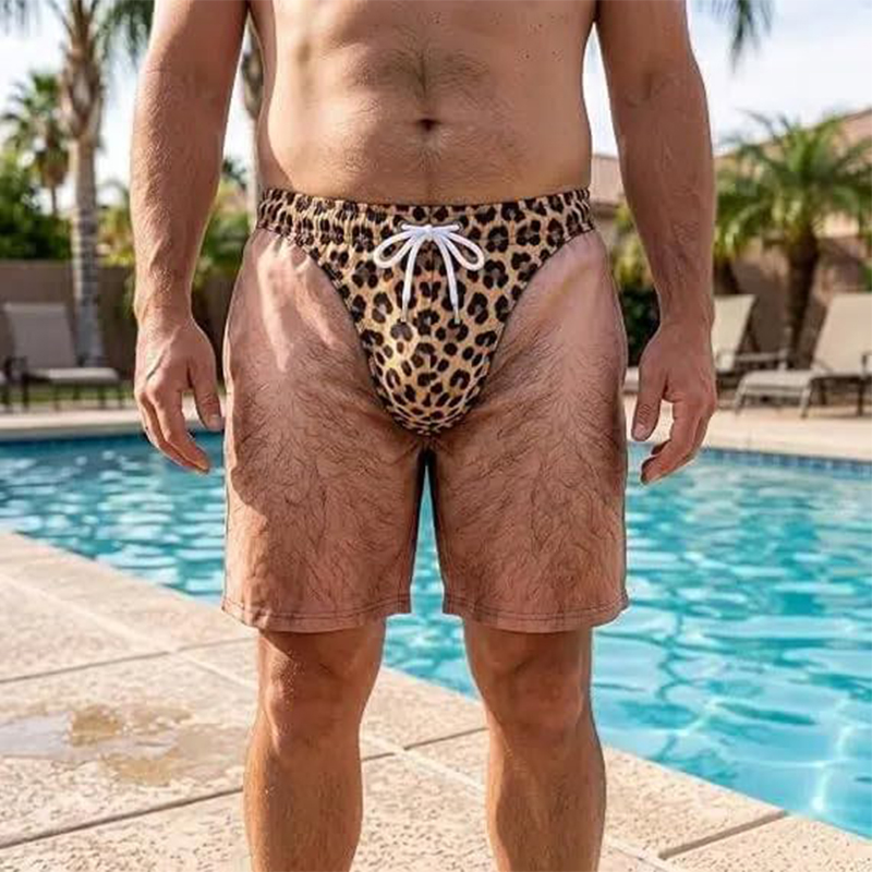 شورتات سباحة رجالية مضحكة وغري - مراجعة Swim Trunk Shorts وسعره