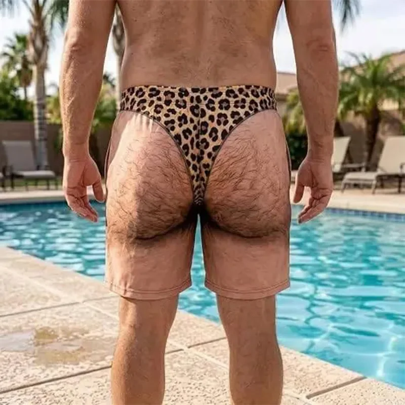 شورتات سباحة رجالية مضحكة وغري - مراجعة Swim Trunk Shorts وسعره