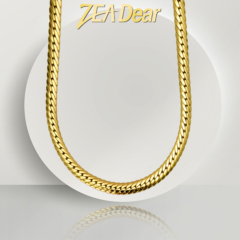 ZEADear-18K قلادة مطلية بالذهب - مراجعة Dubai Men'S Fashion وسعره