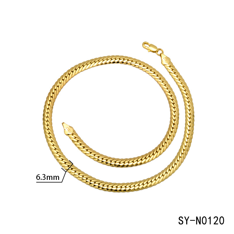 ZEADear-18K قلادة مطلية بالذهب - مراجعة Dubai Men'S Fashion وسعره