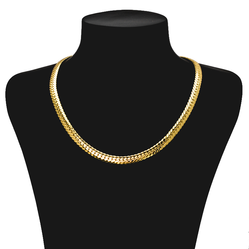 ZEADear-18K قلادة مطلية بالذهب - مراجعة Dubai Men'S Fashion وسعره