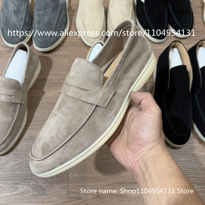 أحذية رجالية ملونة غير رسمية م - مراجعة Suede Loafers Men وسعره