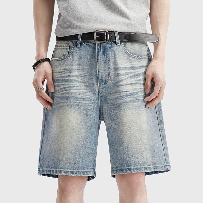 شورت جينز رجالي كلاسيكي فضفاض  - مراجعة Men Fashion Jeans وسعره