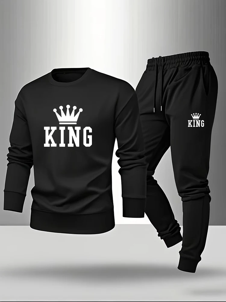 طقم رياضي رجالي من كينج برينت  - مراجعة Men Fashion King وسعره