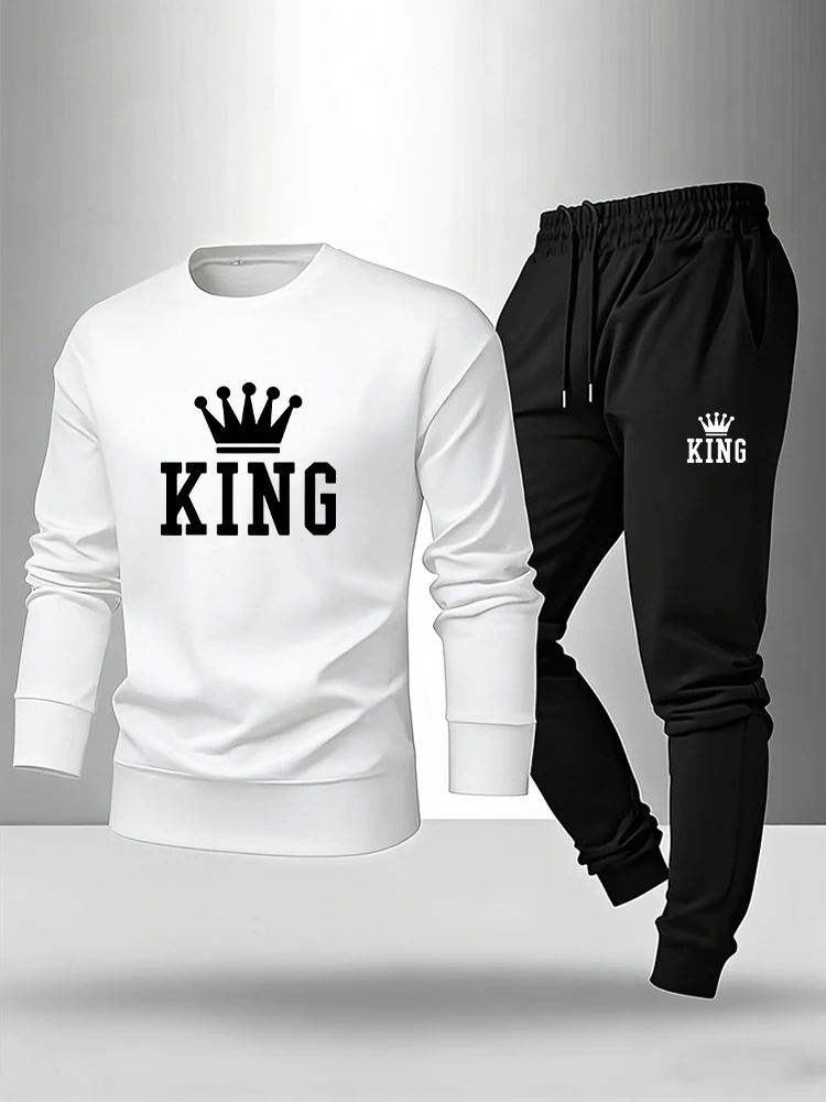 طقم رياضي رجالي من كينج برينت  - مراجعة Men Fashion King وسعره