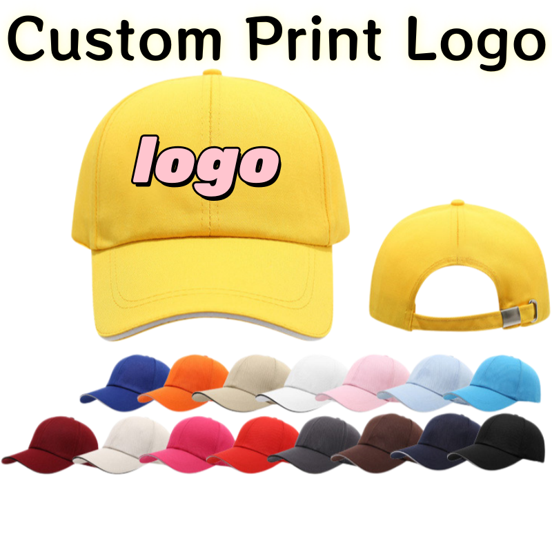 قبعة بيسبول مخصصة مطبوعة بشعار - مراجعة Men'S Fashion Logo وسعره