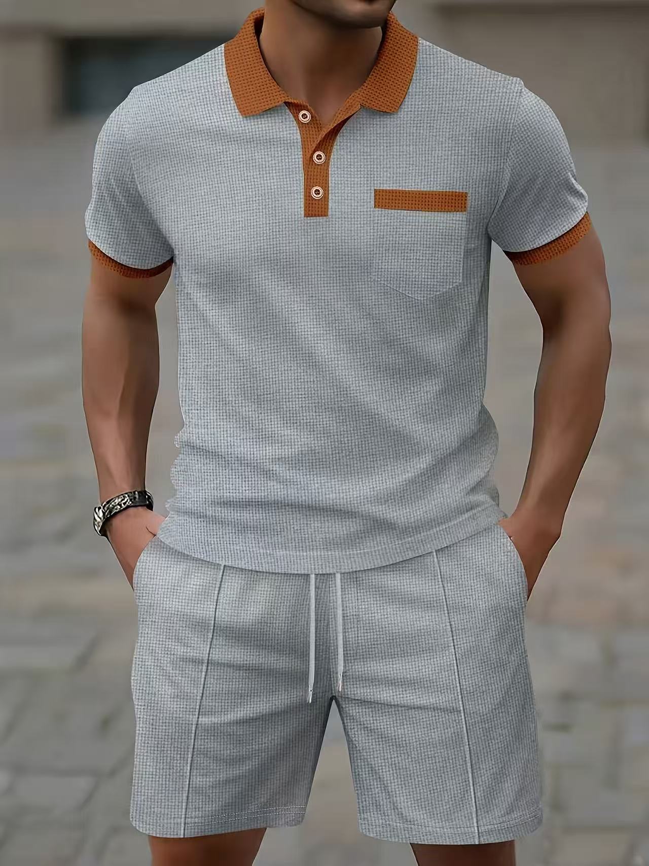 طقم قميص بولو رجالي صيفي الأكث - مراجعة Men'S Fashion Undershirt وسعره