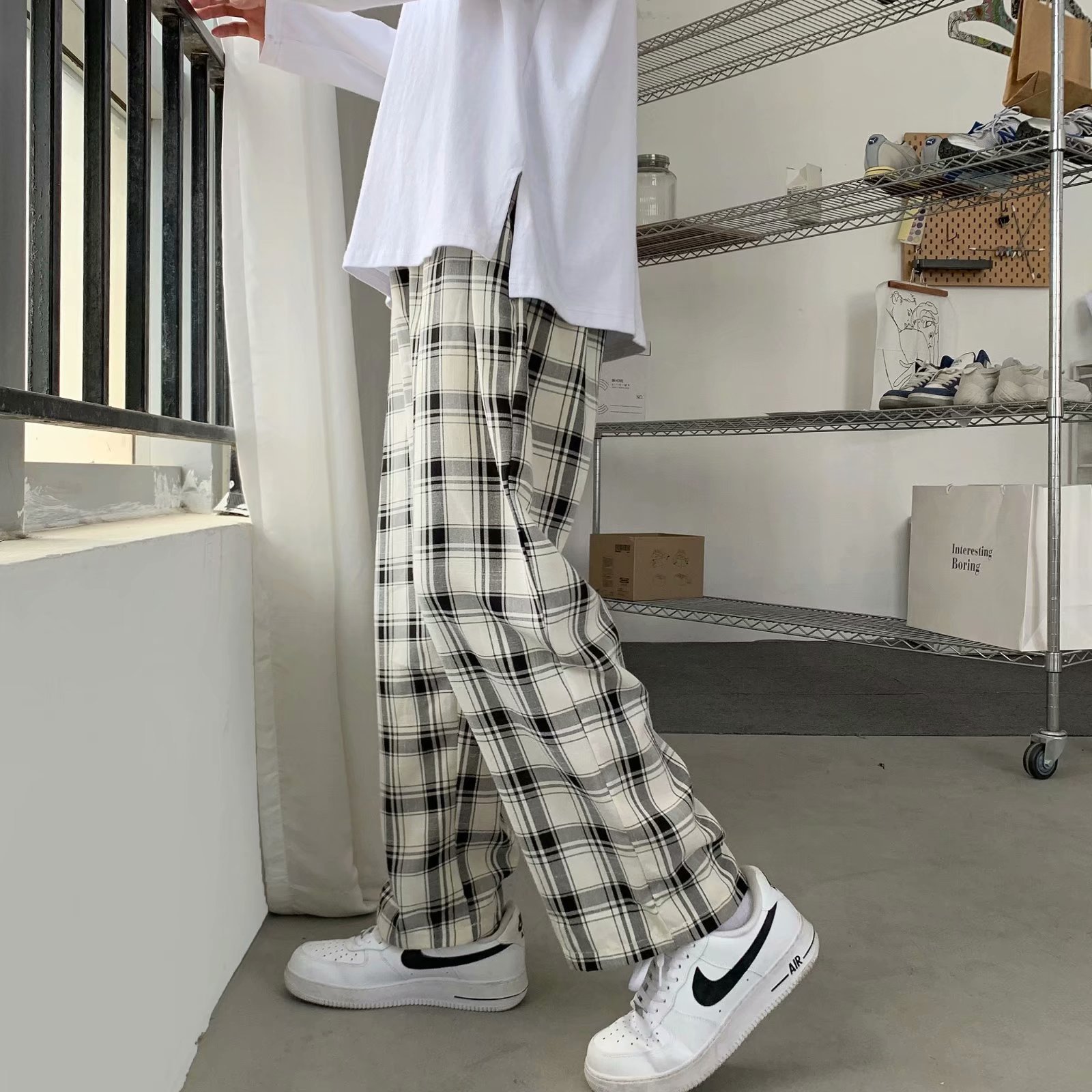 بنطلون رجالي مخطط على الطراز ا - مراجعة Mens Fashion Cargo Pants وسعره