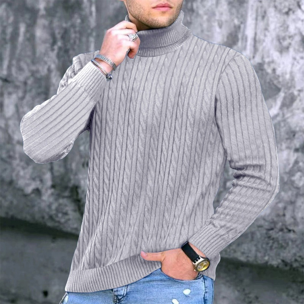 خريف شتاء جديد الرجال متماسكة  - مراجعة Mens Fashion Mullet وسعره