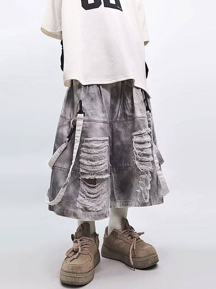 شورتات رجالية ممزقة بتصميم ريت - مراجعة Men Fashion Jeans وسعره